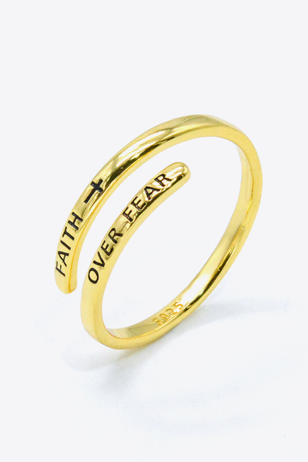 Tro Over Frygt Twist Ring