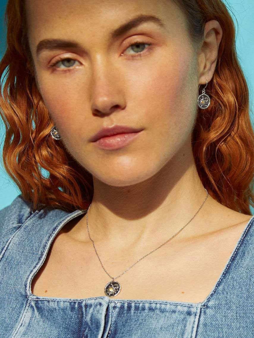 Ciondolo in Zircone Sole e Luna