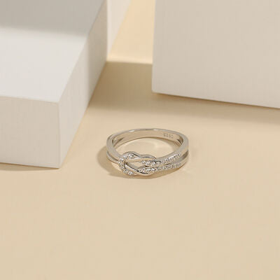 Zircon Sterling Sølv Ring