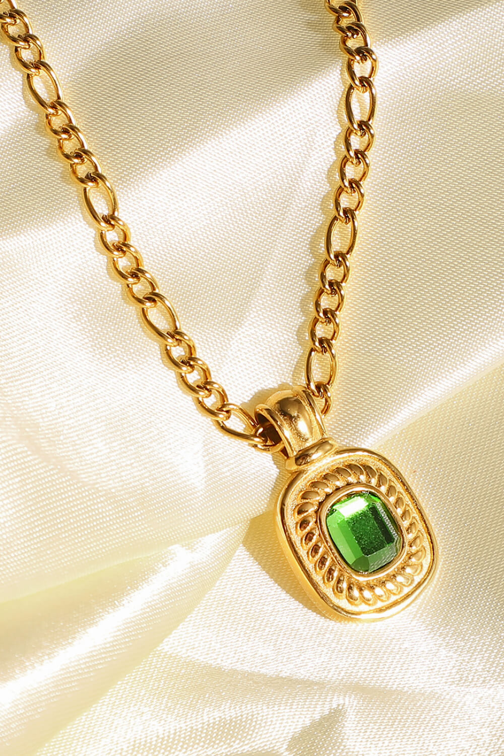 Guld Rhinestone Vedhæng Kæde