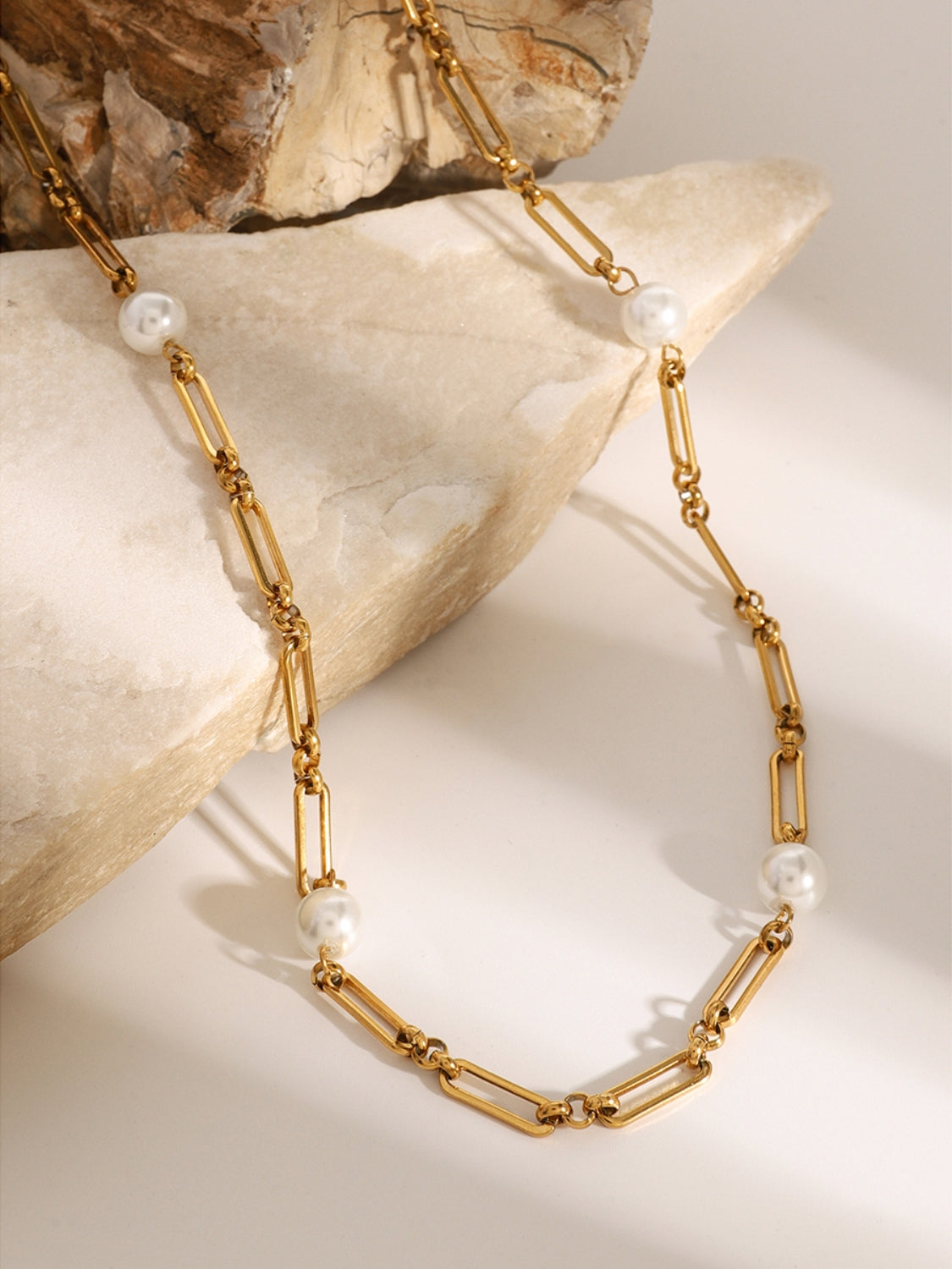 Collare in acciaio Pearl-Link