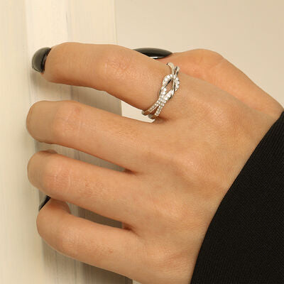 Zircon Sterling Sølv Ring