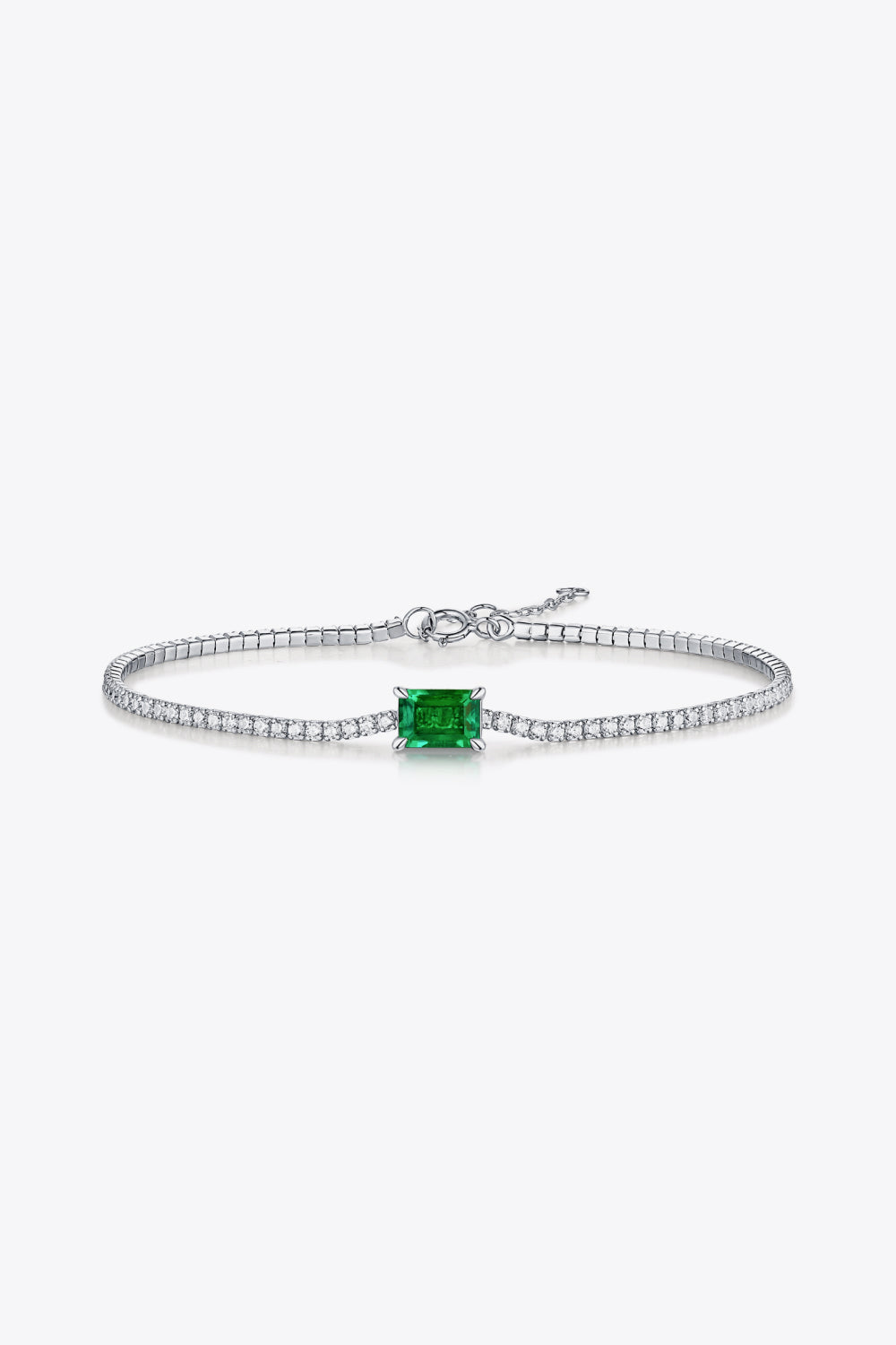 1 Karat Labor-Smaragd-Armband
