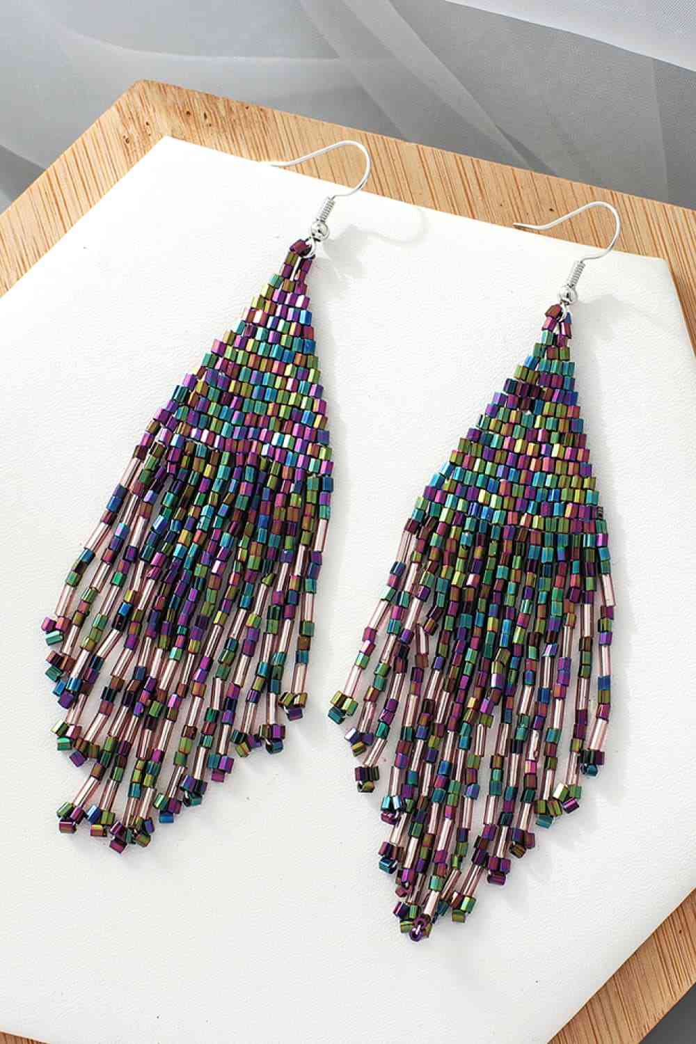 Beaded Drop Earrings