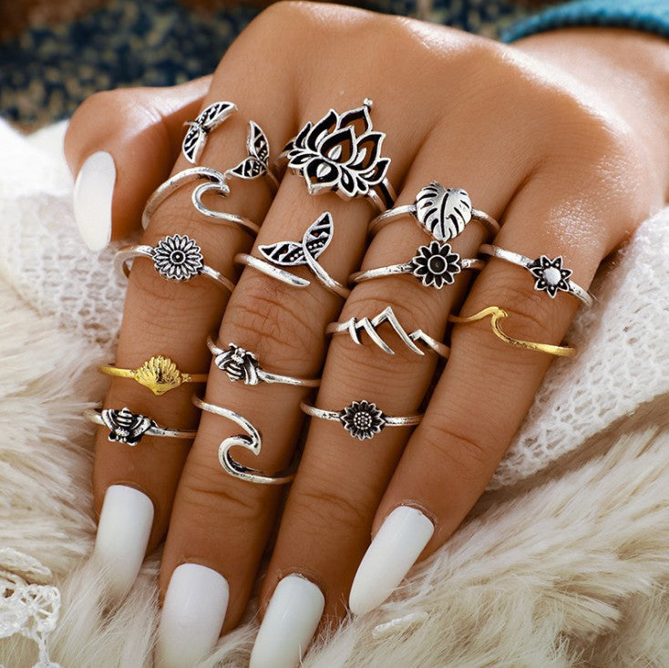 Multi-Shape Ring Assortment