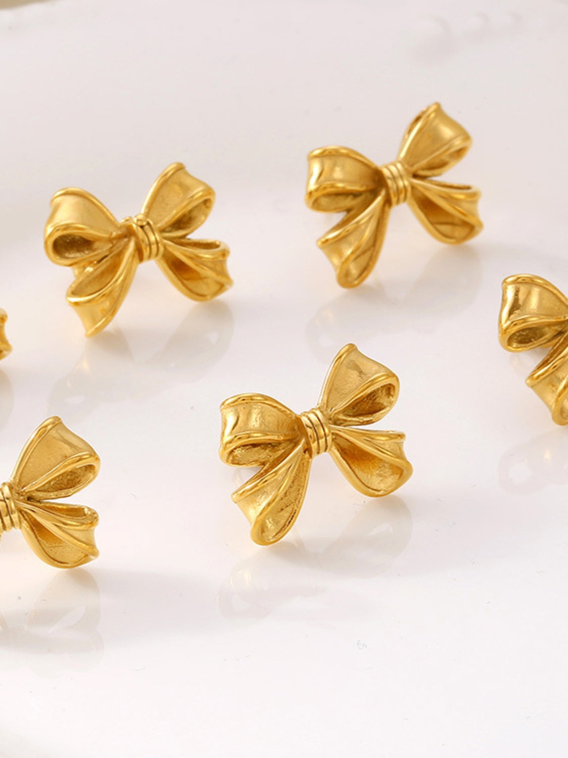 Pearl & Bow Jewelry Trio Set