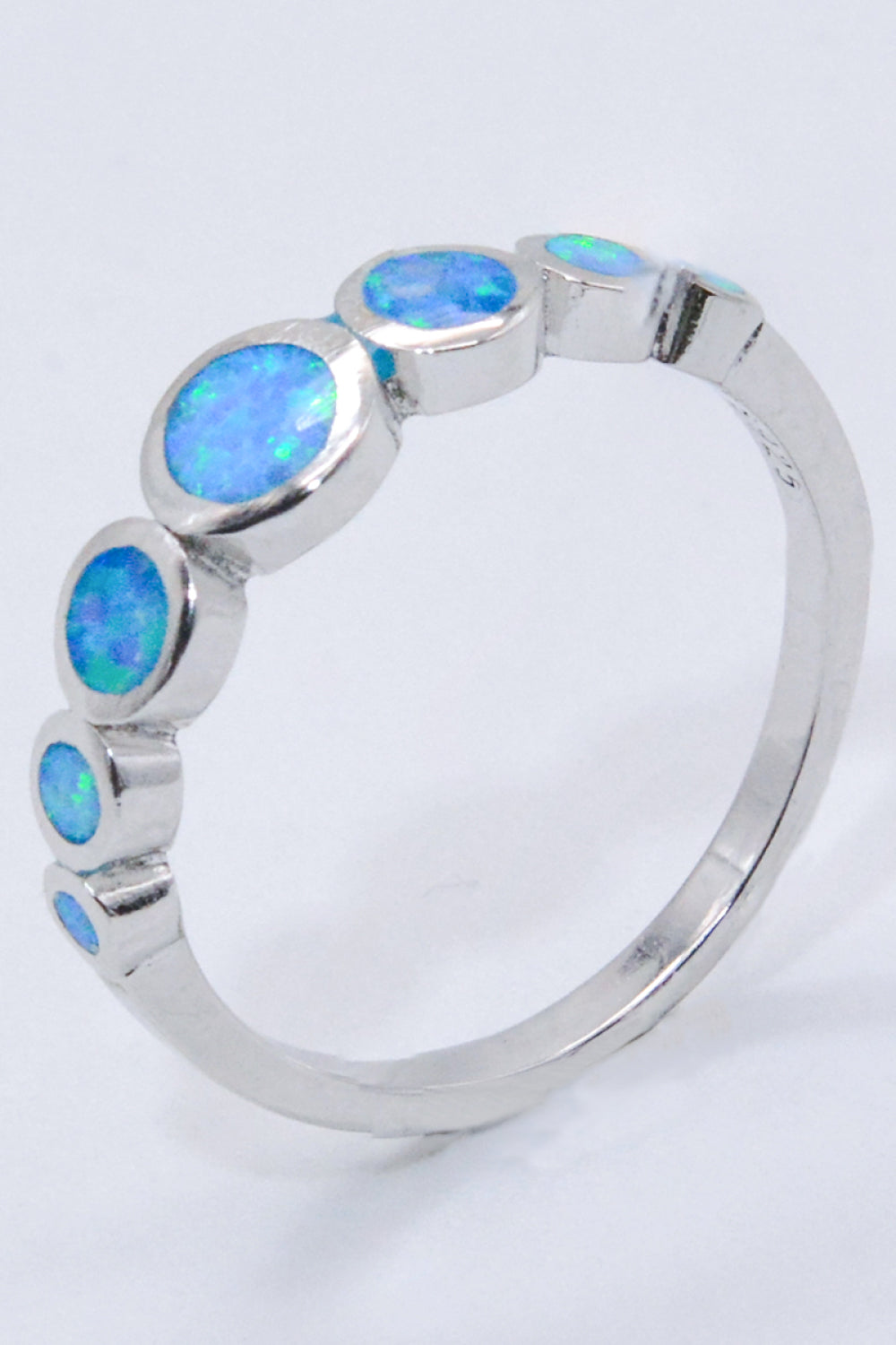 Multi-Opal Zilveren Ring