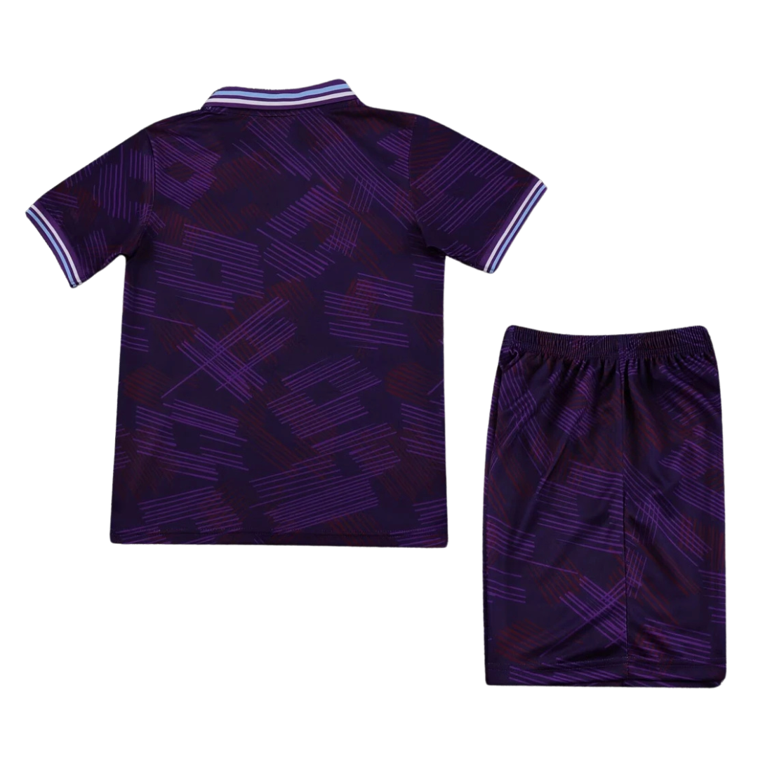 1992/1993 Fiorentina Udebanetrøje - Børne Fodbold Sæt