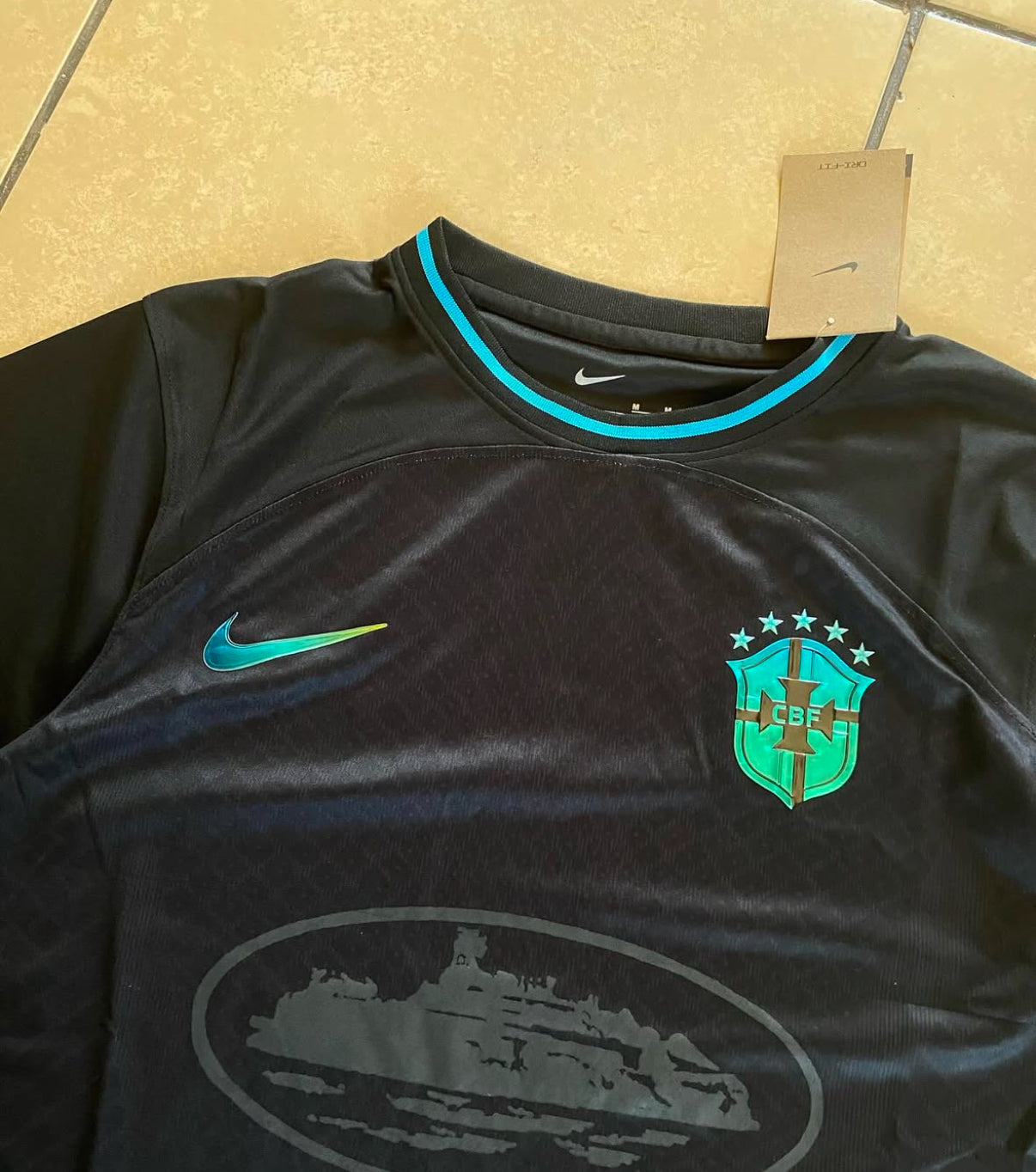 2024 Brazil Corteiz Shirt - Limited Black Edition