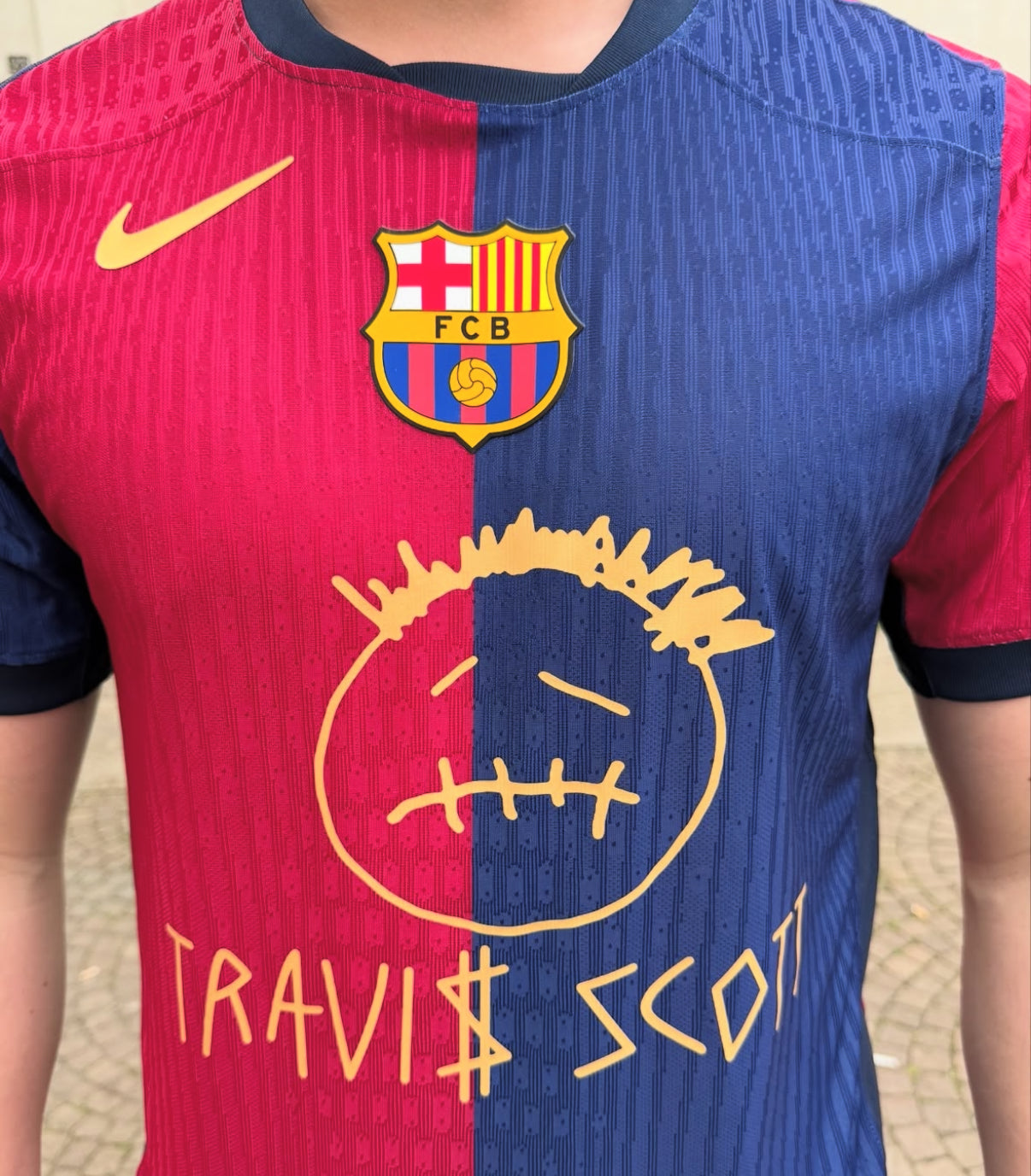 FC Barcelona x Travis Scott Shirt – El Clásico Limited Edition