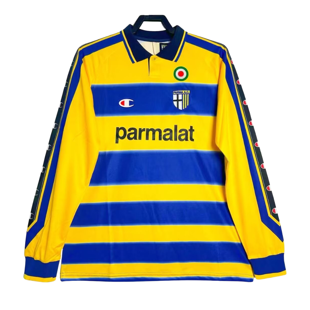 1999/00 Parma AC Maglia Casa Manica Lunga