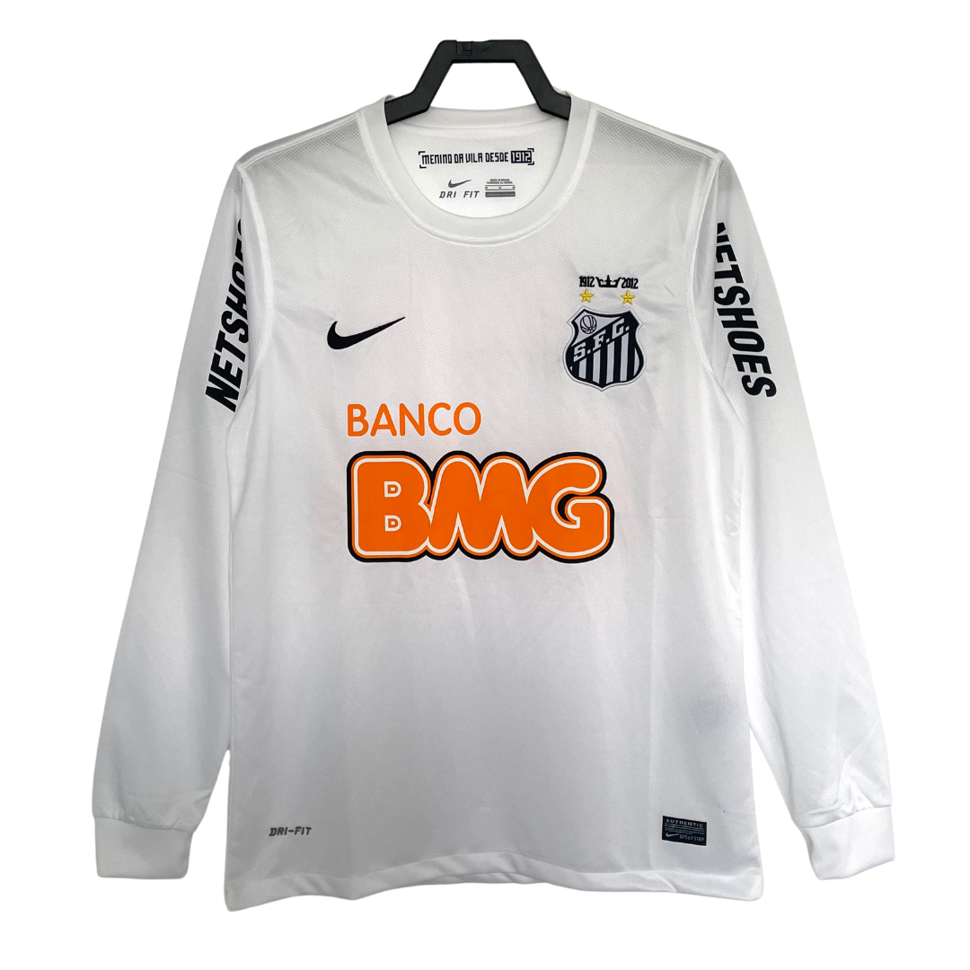 Maglia Casa a Maniche Lunghe Santos FC 2012/13 - 100 Anni