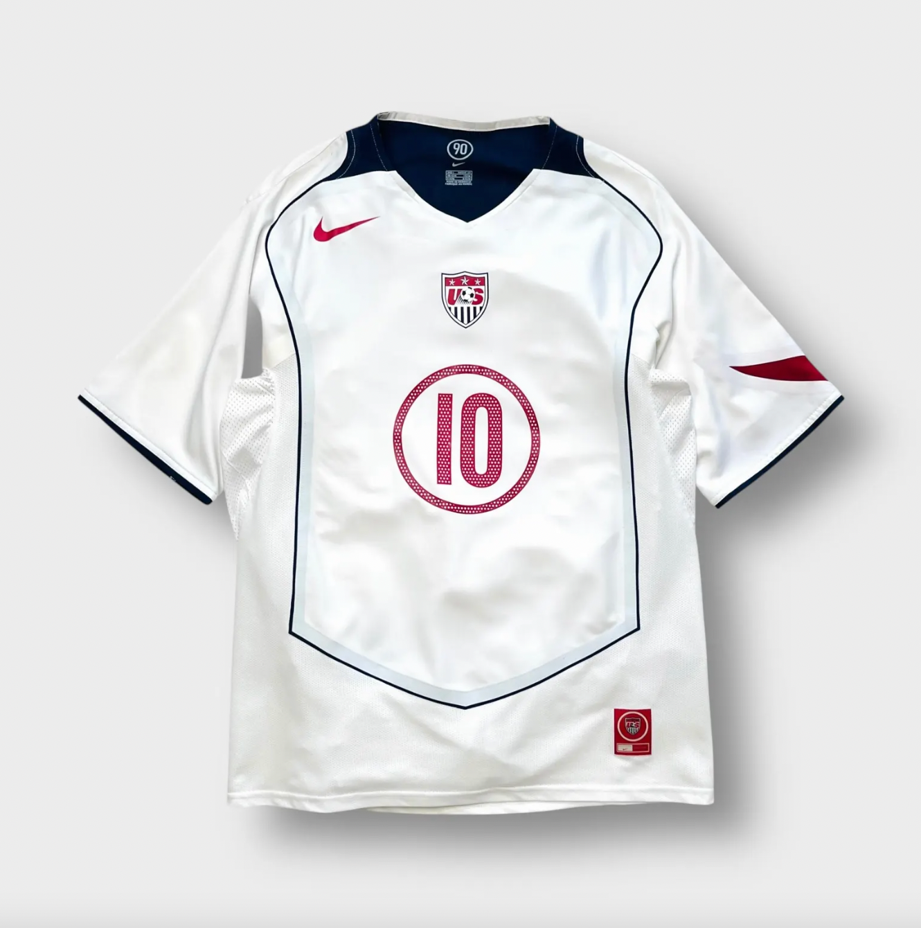Camiseta retro de fútbol de Estados Unidos 2004
