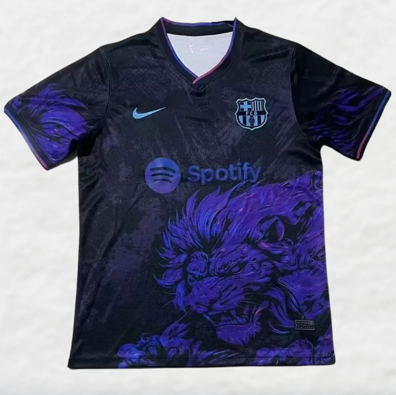 FC Barcelona lilla løveskjorte