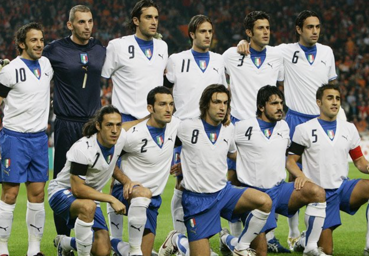 Maglia Retrò Italia 2006 - Campioni del Mondo di Calcio