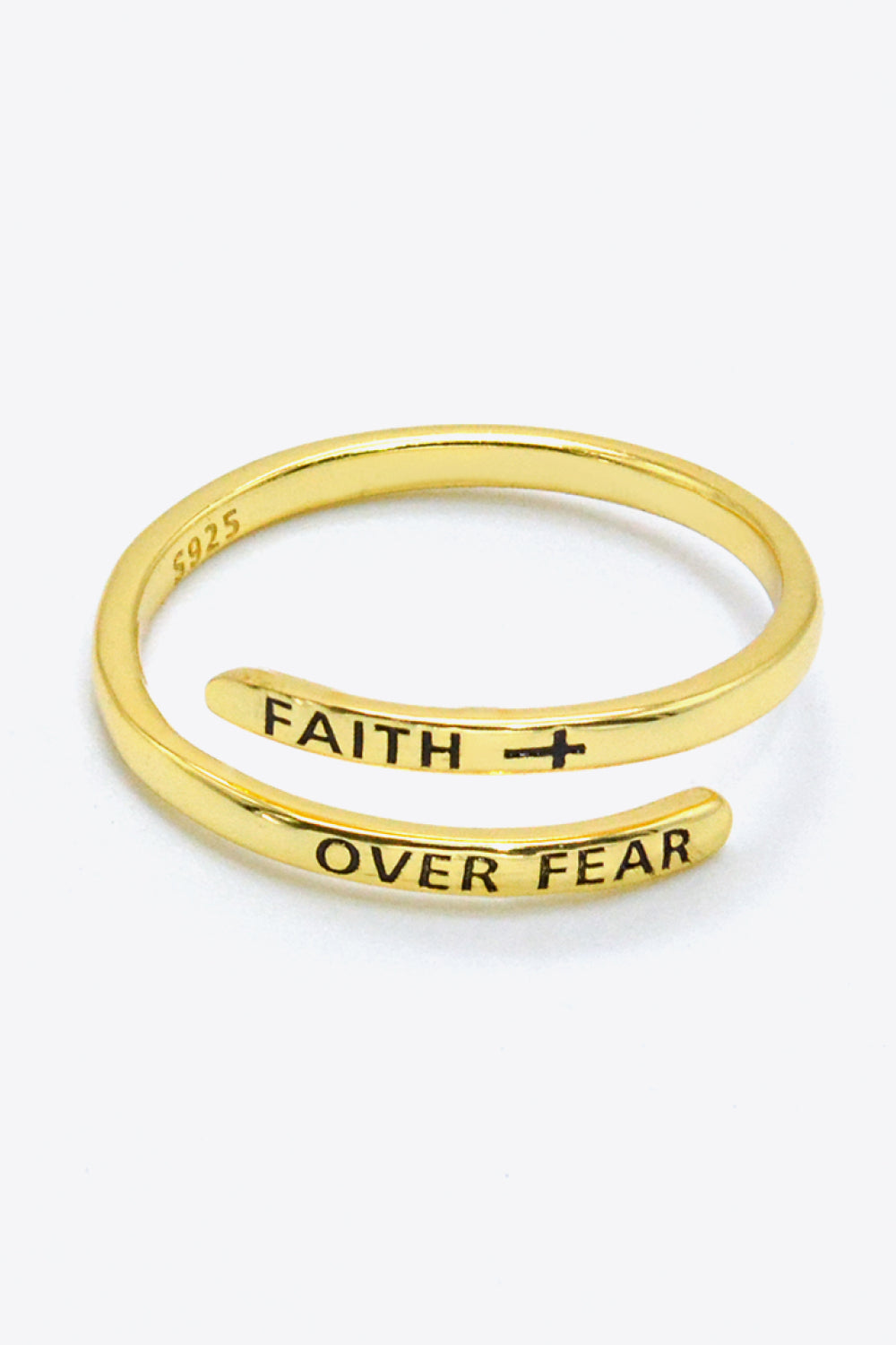 Tro Over Frygt Twist Ring