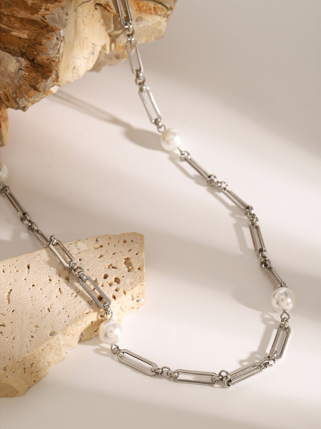 Collare in acciaio Pearl-Link