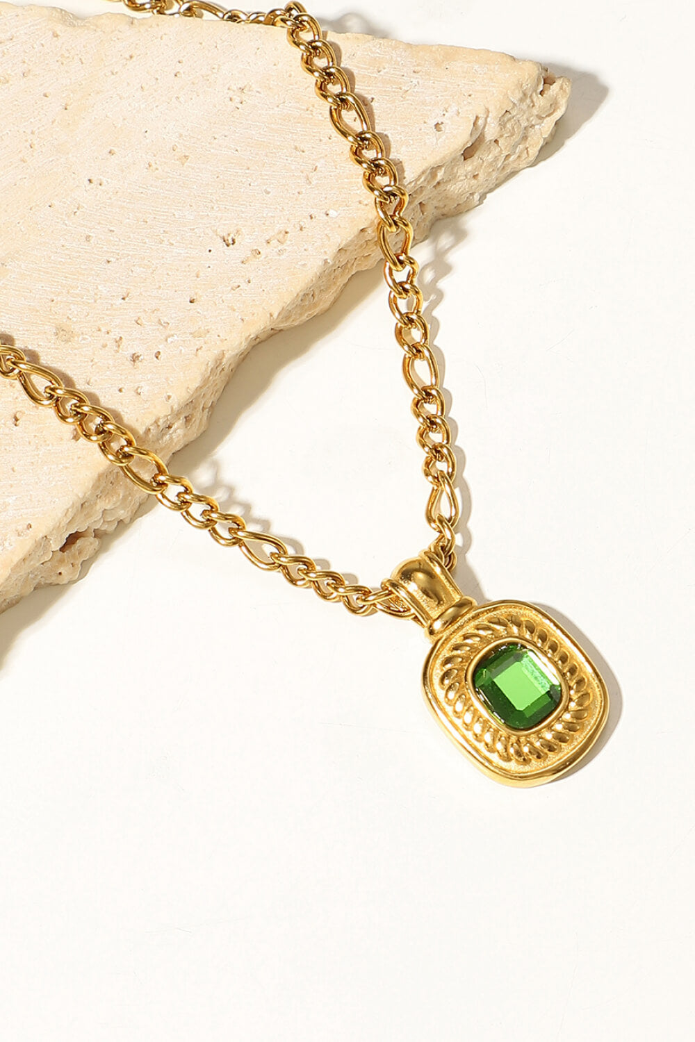 Guld Rhinestone Vedhæng Kæde