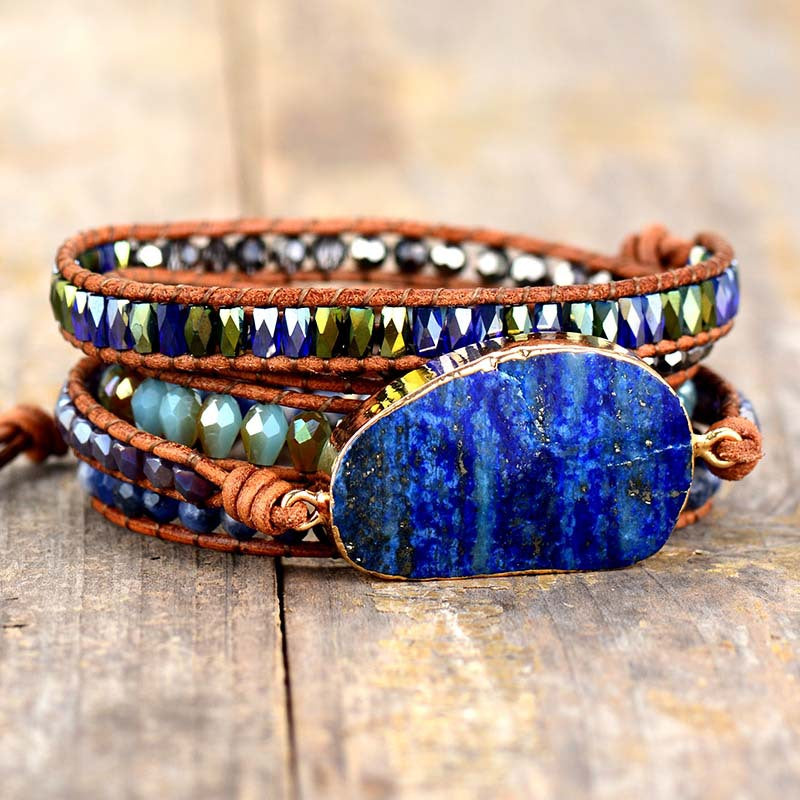 Lapis Lazuli Stacked Cuff