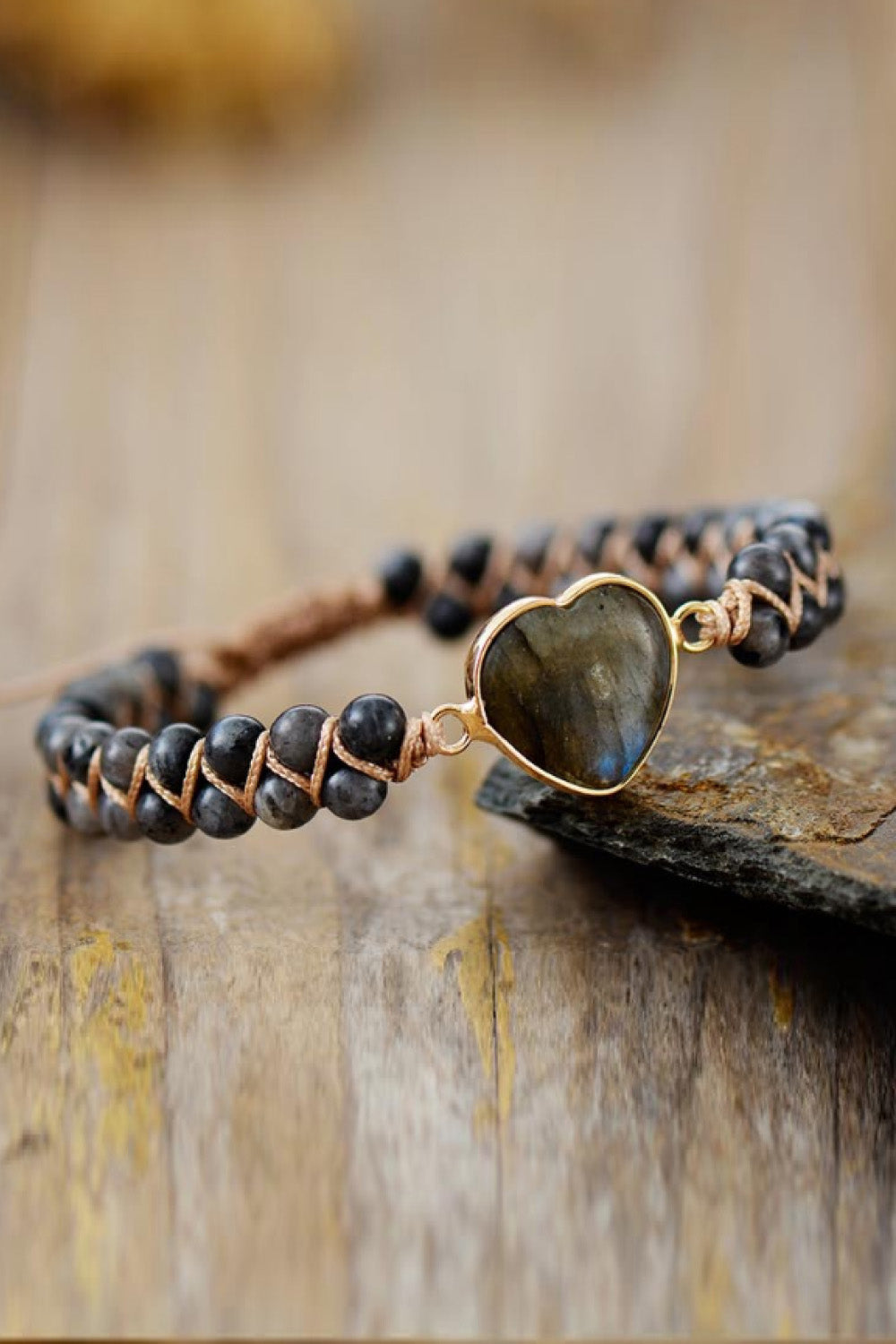 Hjerte Sten Perle Ring
