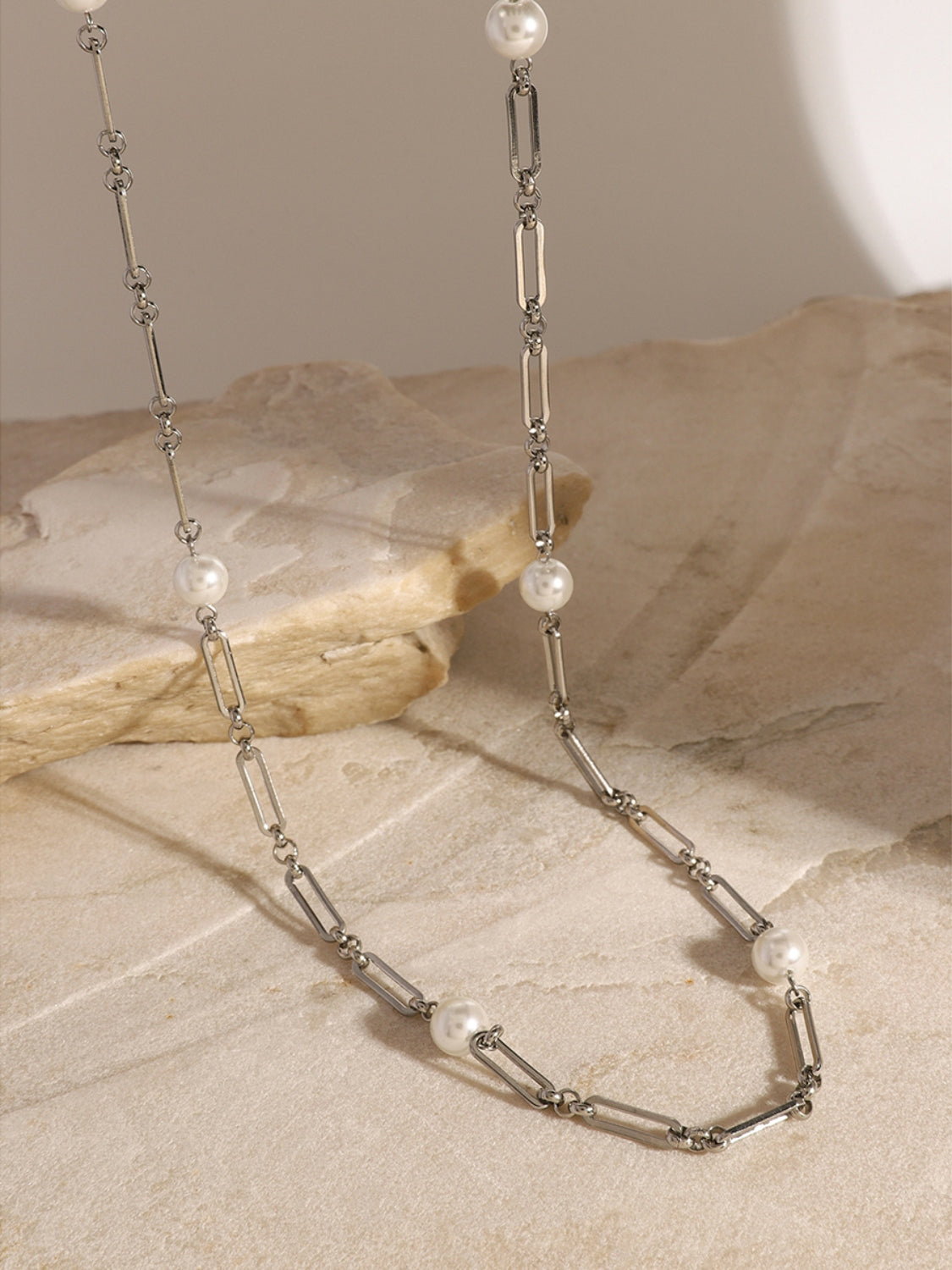 Collare in acciaio Pearl-Link