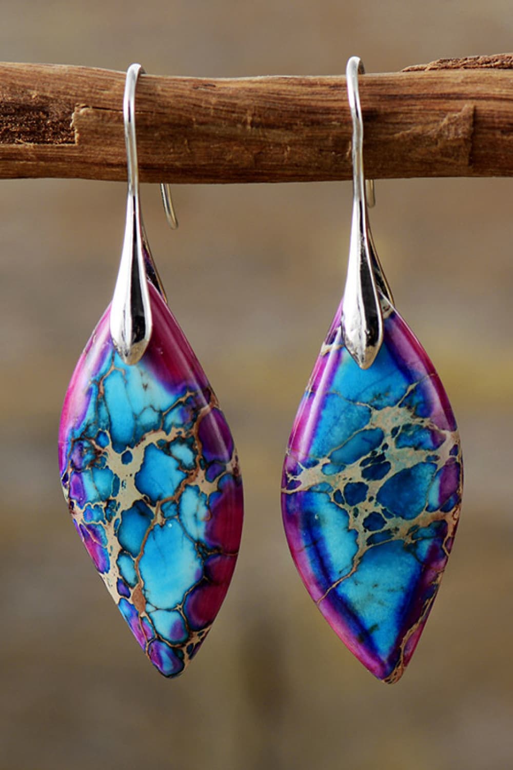 Handcrafted Stone Earrings