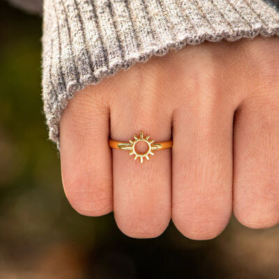 Guld Solstråle Ring
