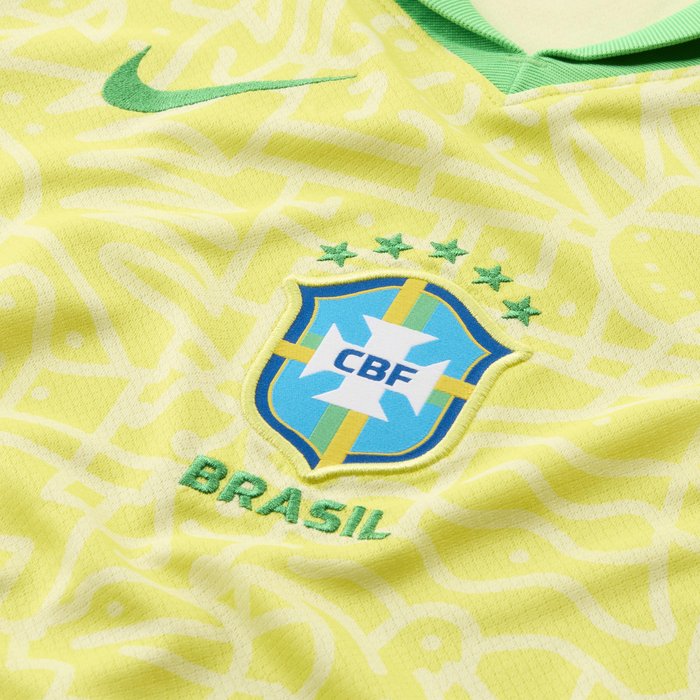 2024/25 Brasilien Børn Fodbold Sæt - Hjemmebane