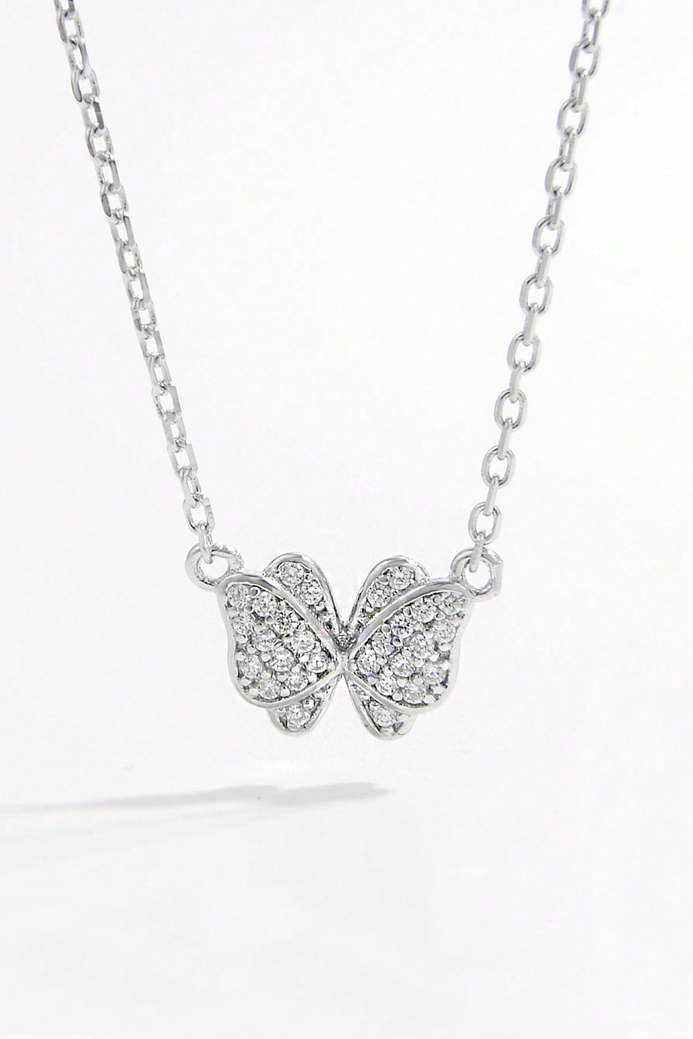 Butterfly Zircon Pendant