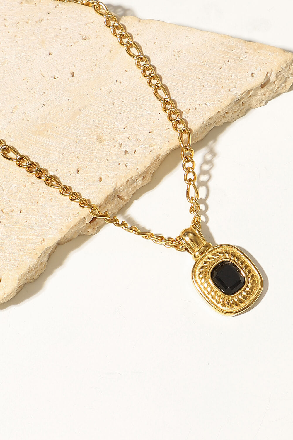Guld Rhinestone Vedhæng Kæde