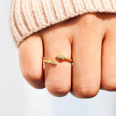 Guld Slange Twist Ring