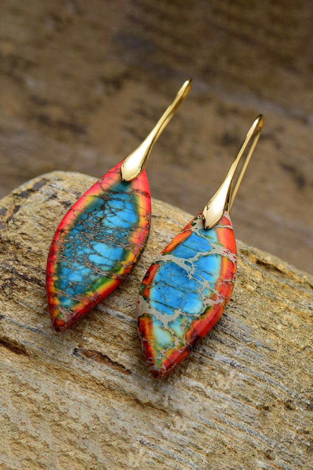 Handcrafted Stone Earrings