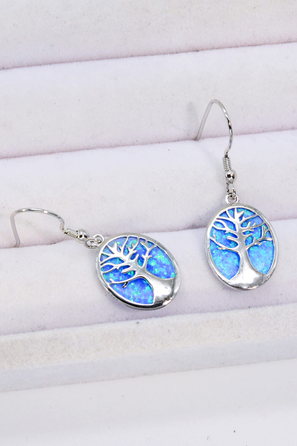 Gocce di Opale Blu Platino