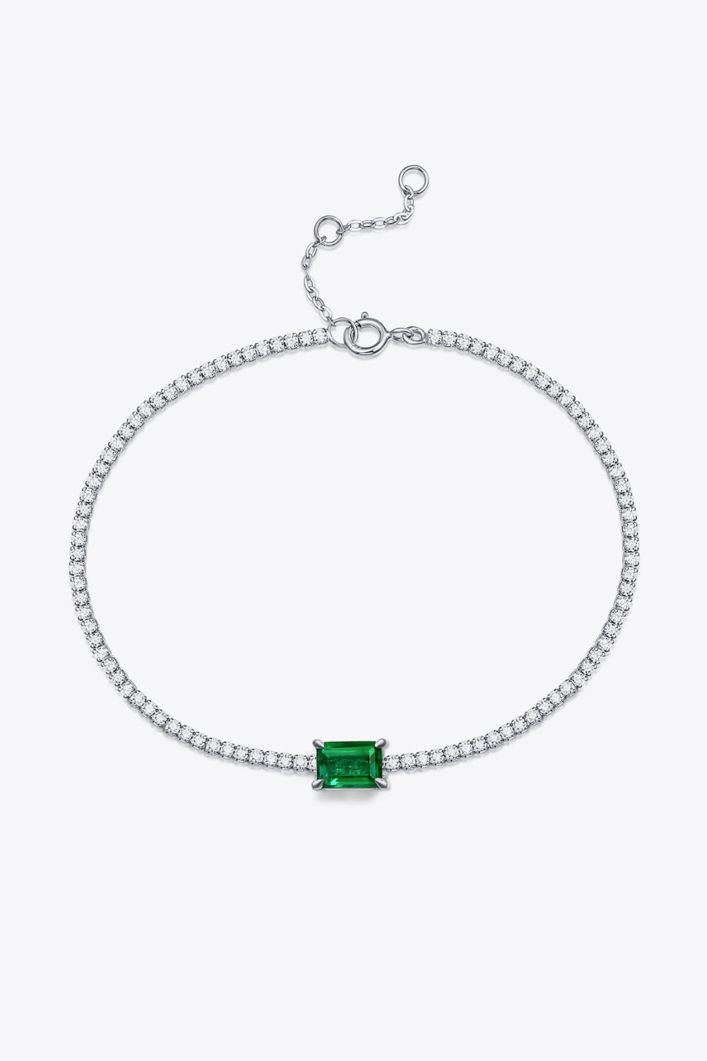 1 Karat Labor-Smaragd-Armband