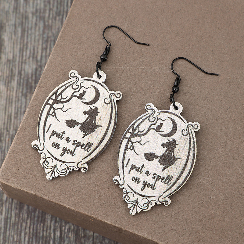 Wooden Witch Ear Charms