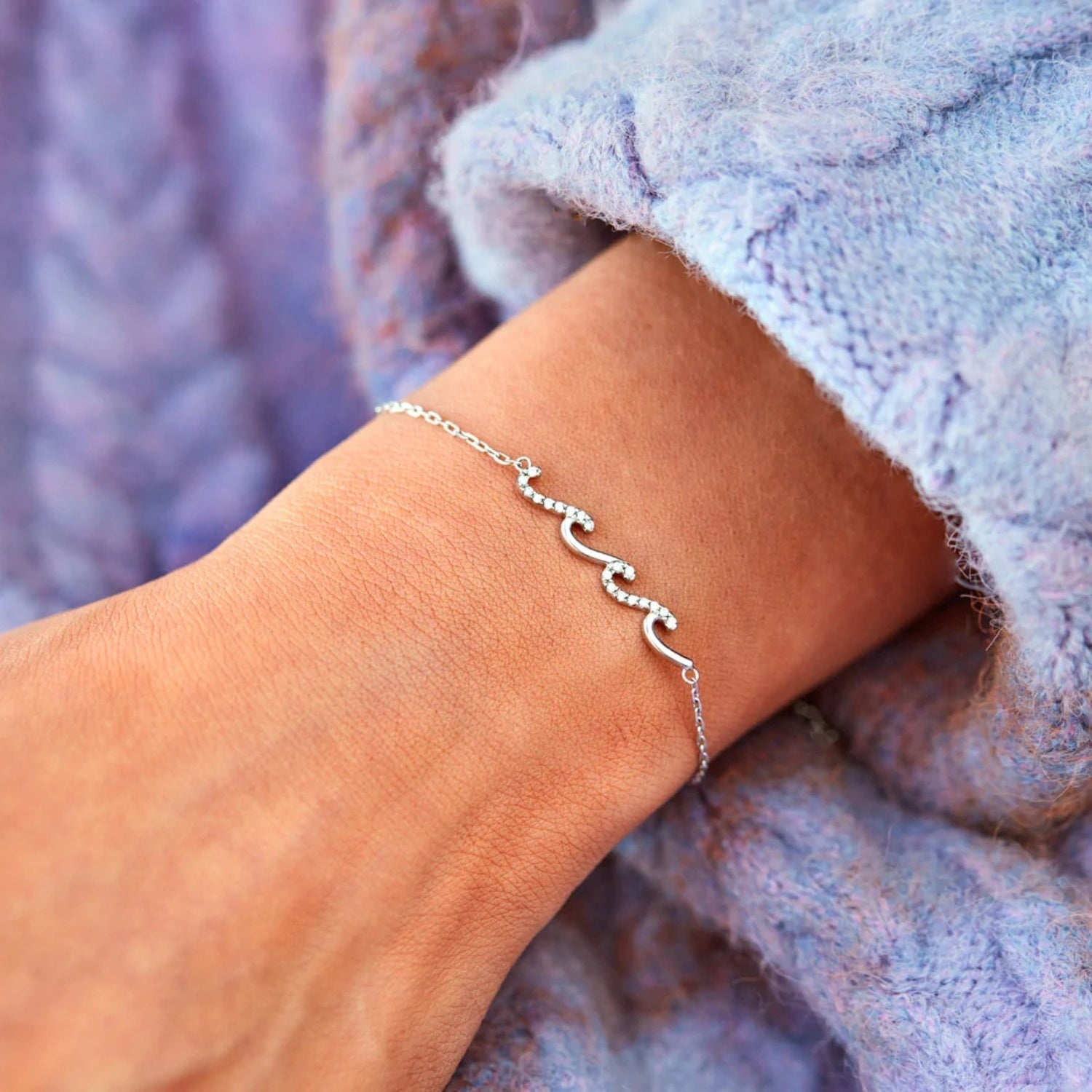 Zircon Sølv Armbånd