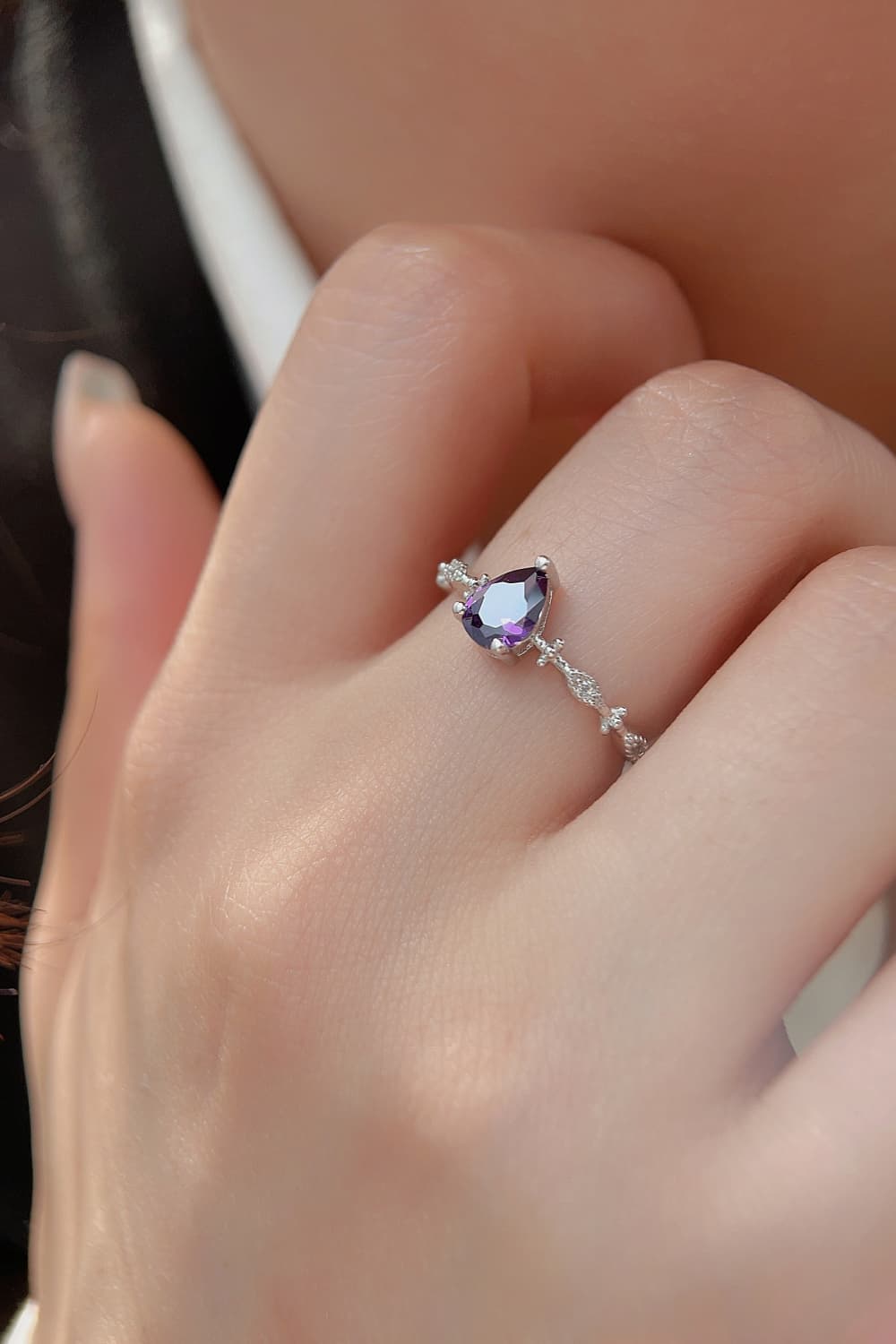 Amethyst-Silberring