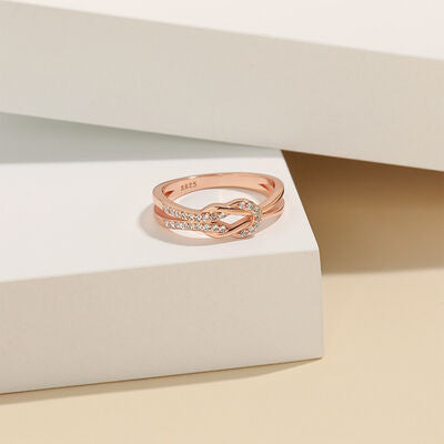 Zircon Sterling Sølv Ring