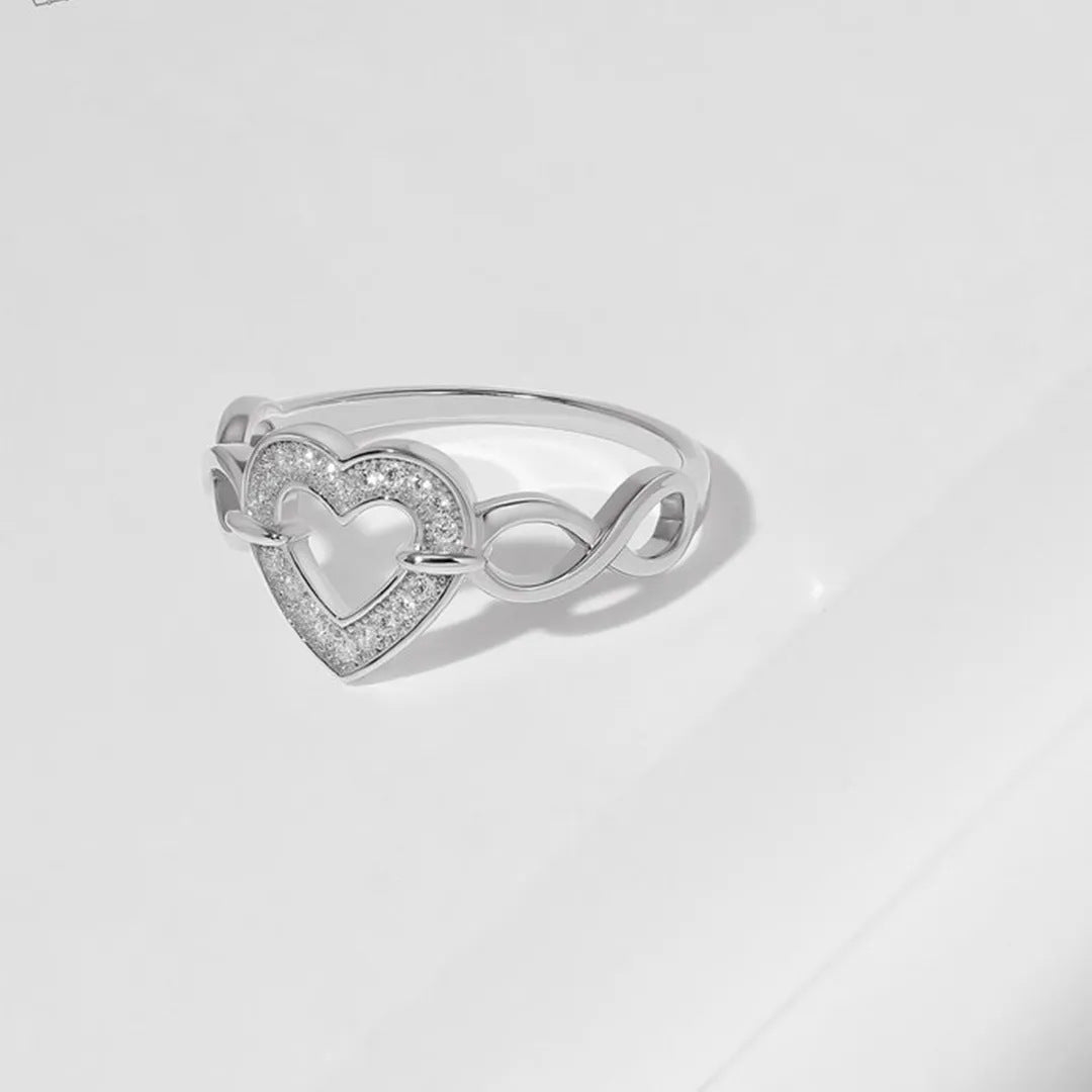 Anello Cuore d'Argento