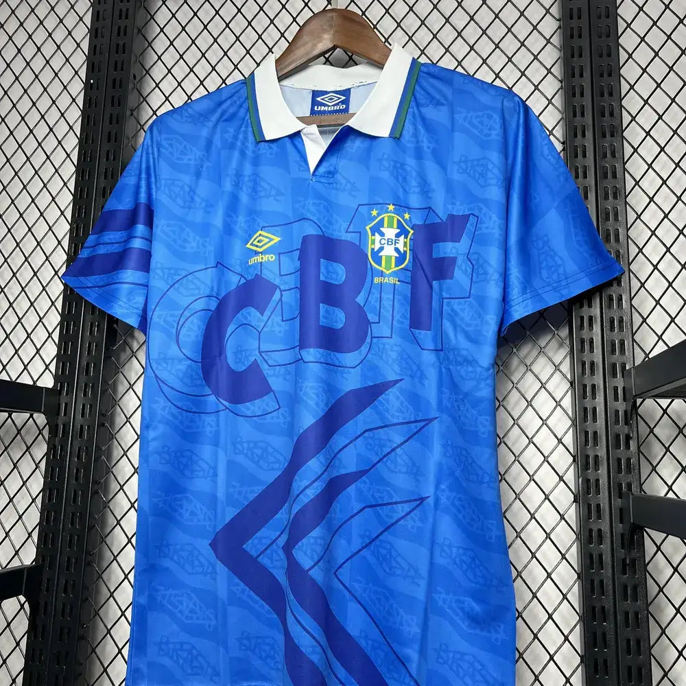 Camiseta retro de visitante de Brasil 1992