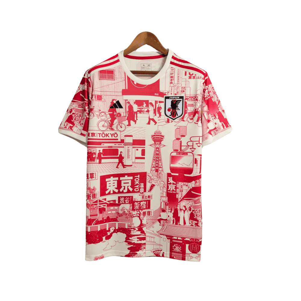Camicia Giappone - Tokyo Rosso