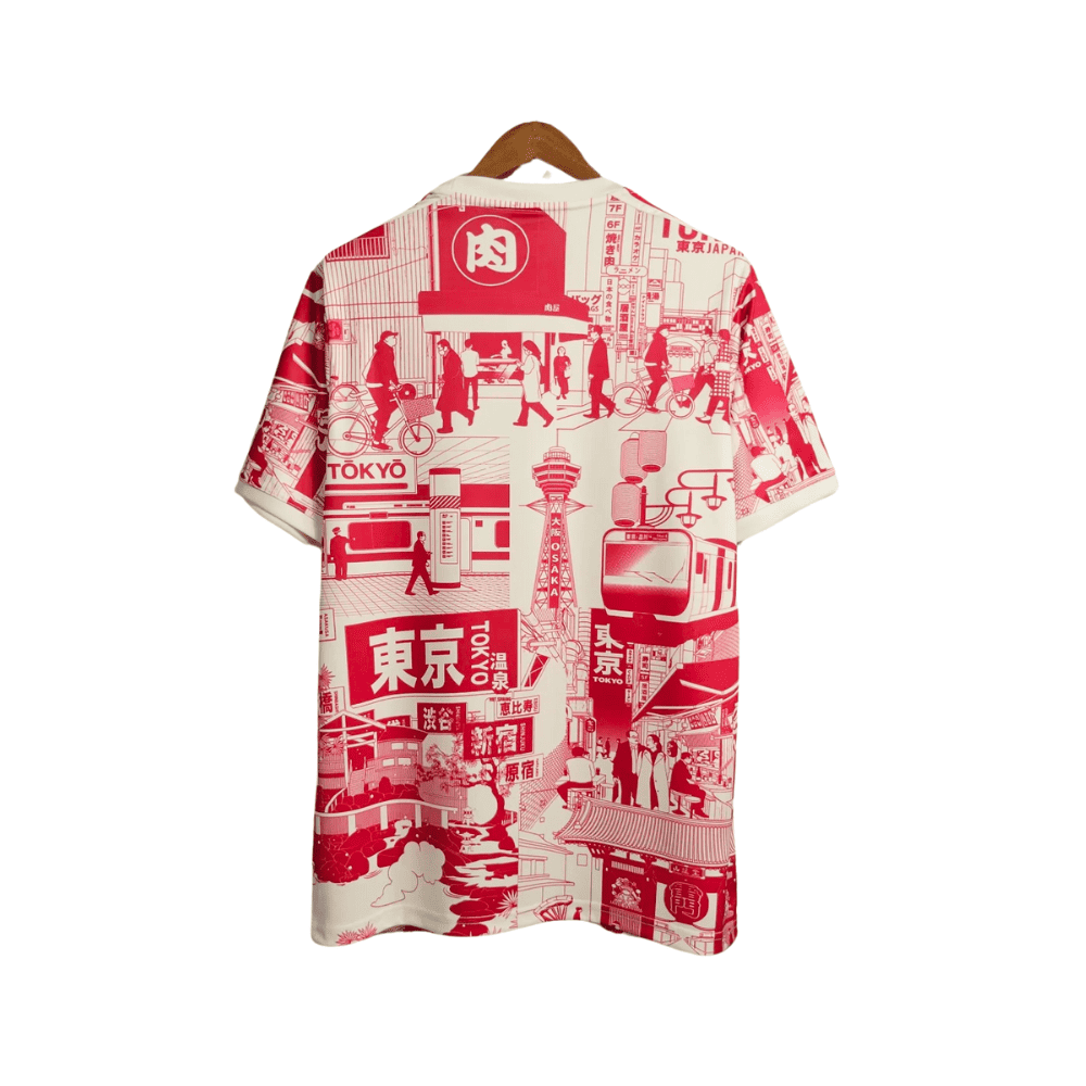 Camicia Giappone - Tokyo Rosso