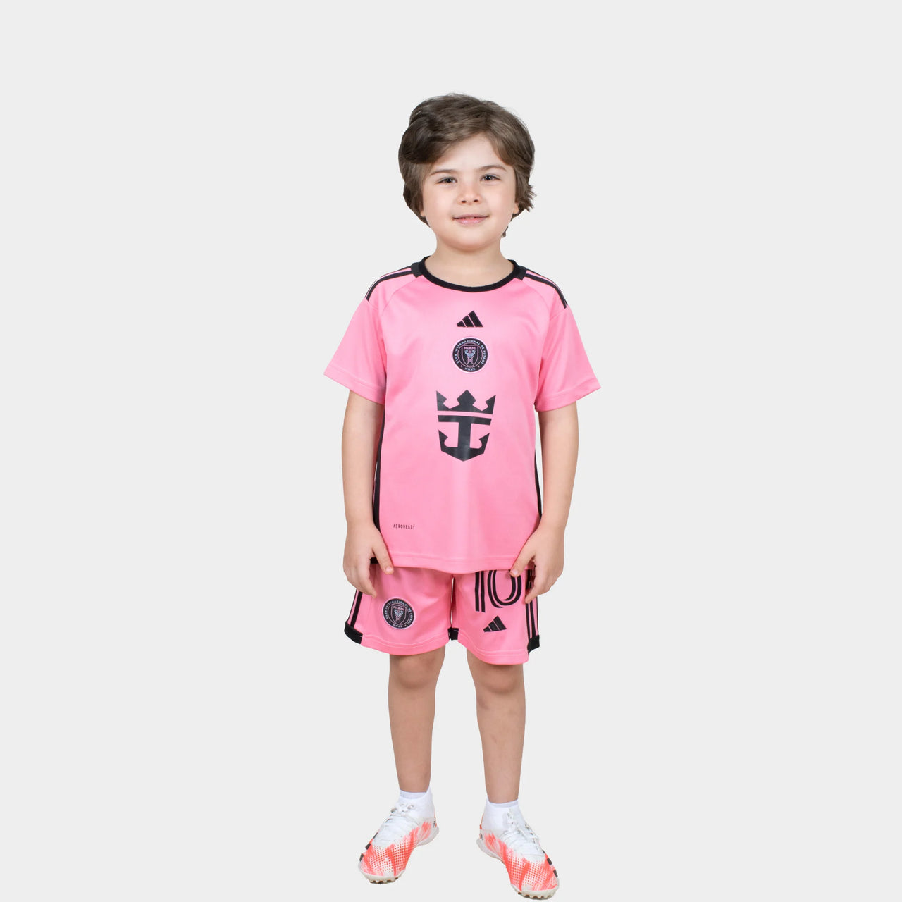 Kit de fútbol infantil Messi - Inter Miami 2024/25 Rosa