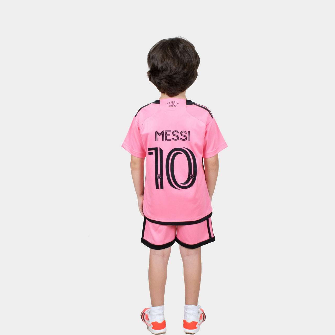 Kit de fútbol infantil Messi - Inter Miami 2024/25 Rosa