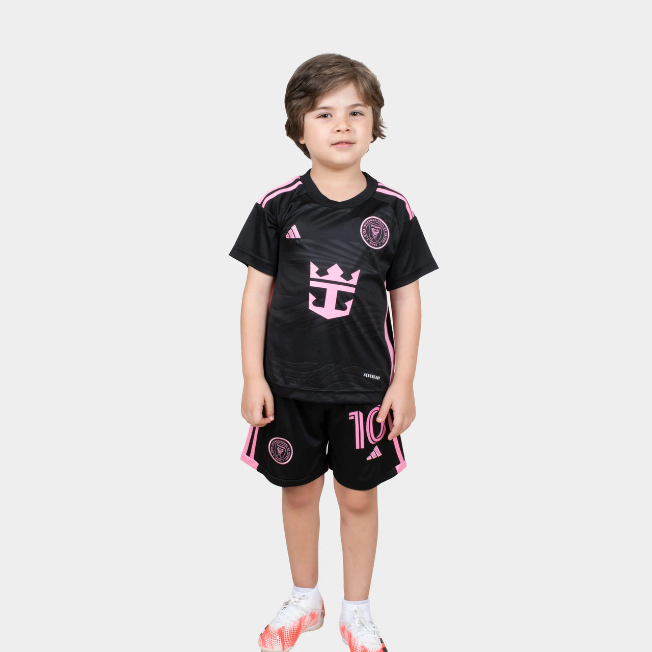 Kit de fútbol infantil Messi - Inter Miami 2024/25 Visitante Negro