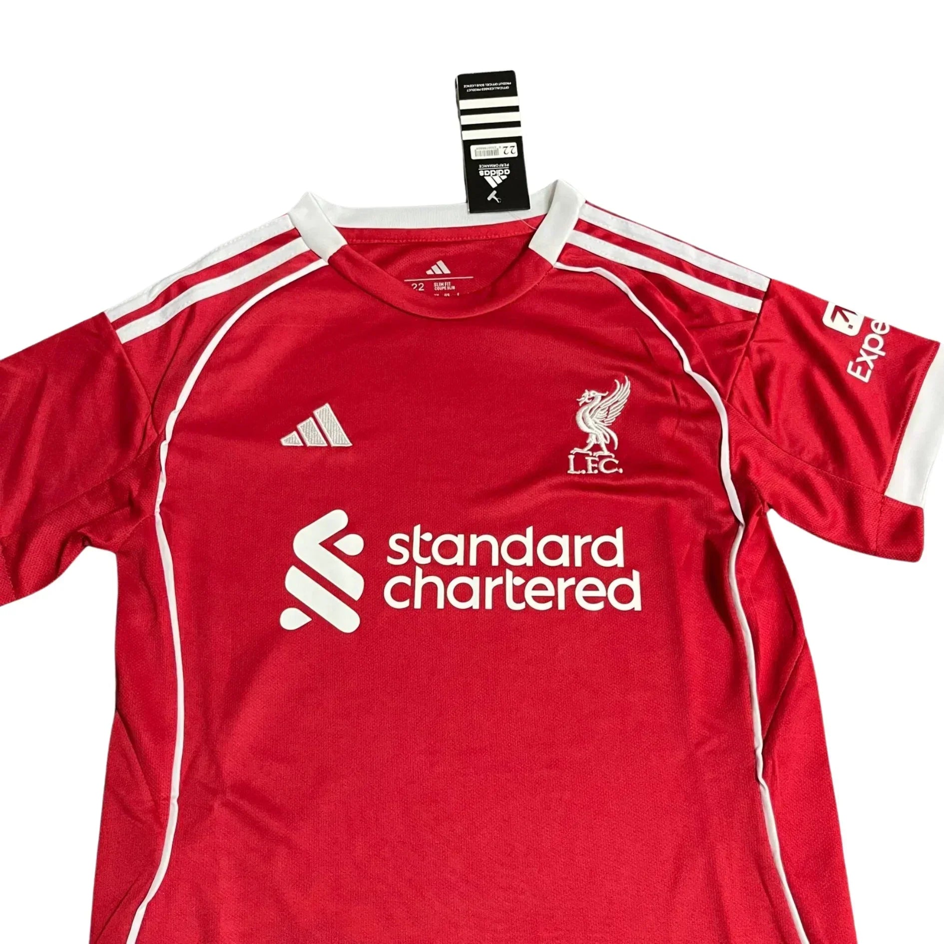 Kit da calcio casalingo per bambini Liverpool 2025-2026
