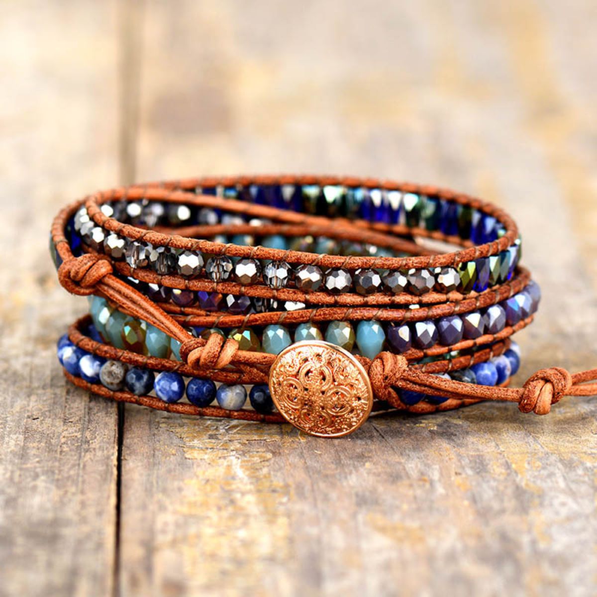 Lapis Lazuli Stacked Cuff