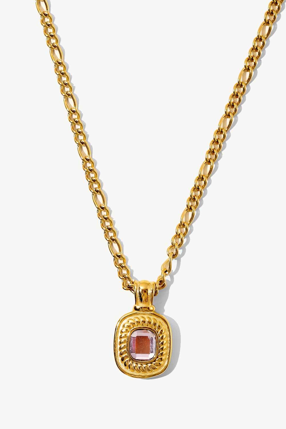 Guld Rhinestone Vedhæng Kæde