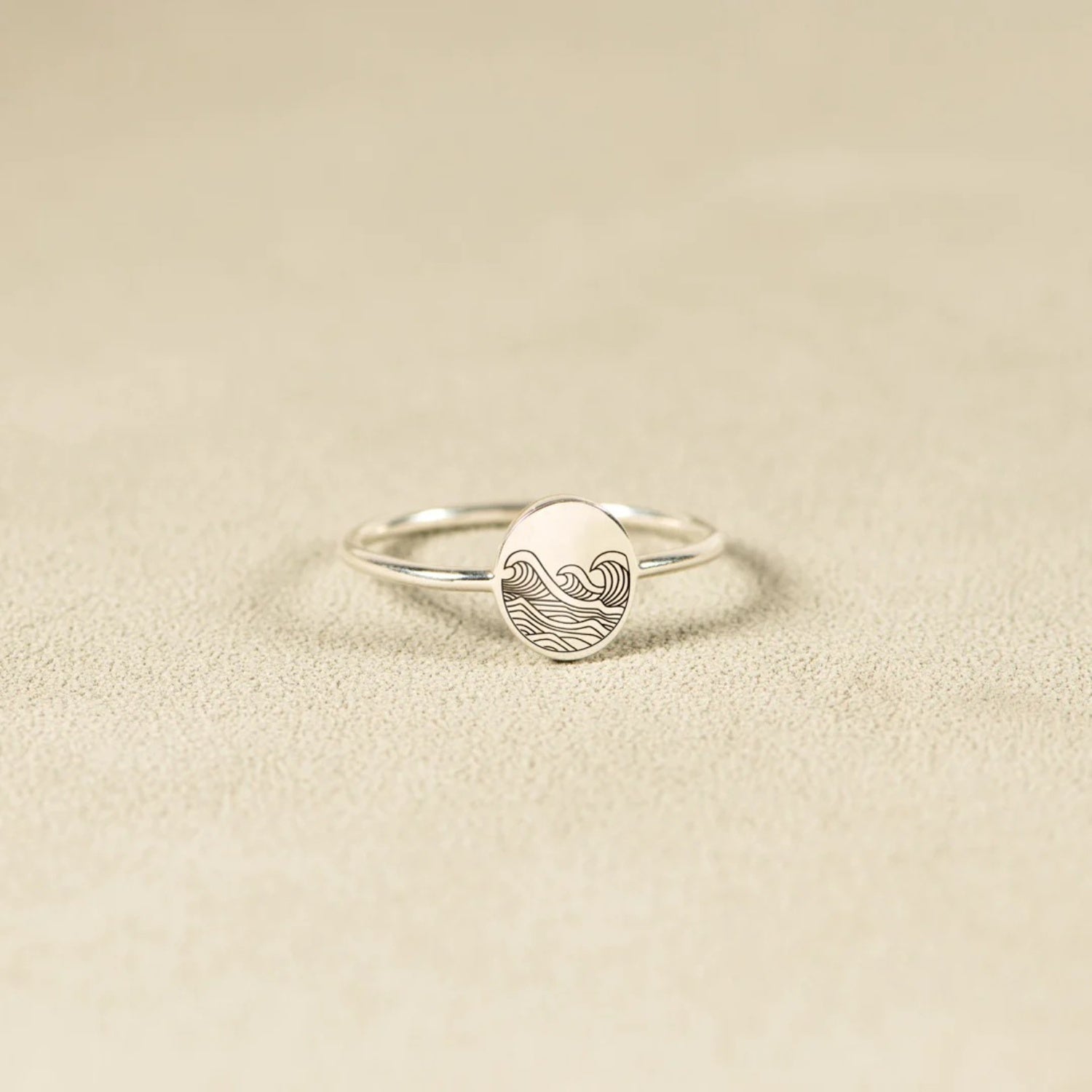 Anello sigillo d'argento