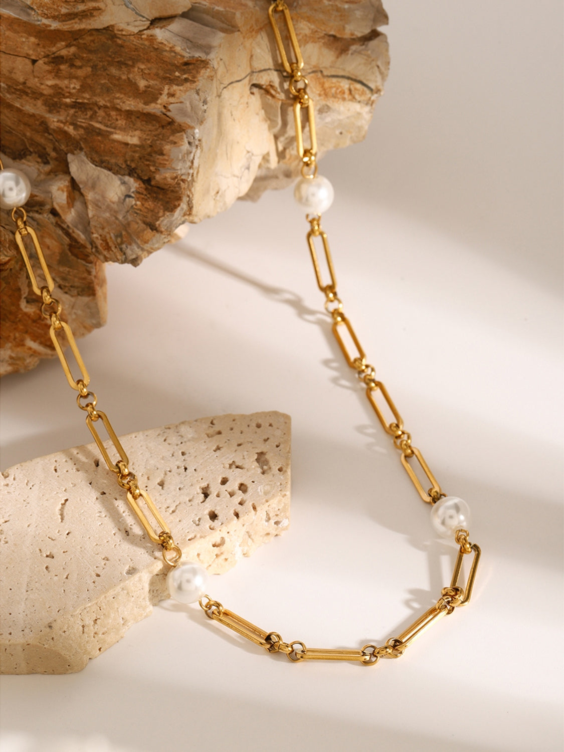 Collare in acciaio Pearl-Link